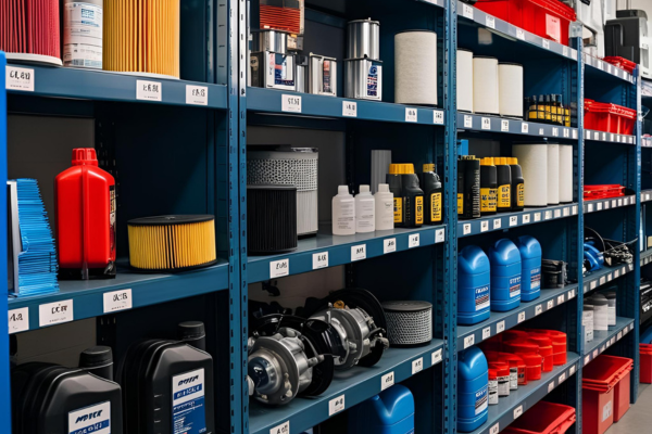 Estoque Organizado de Peças