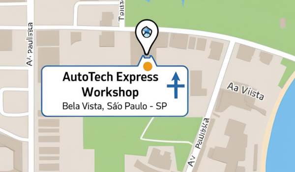 Mapa de Localização da AutoTech Express